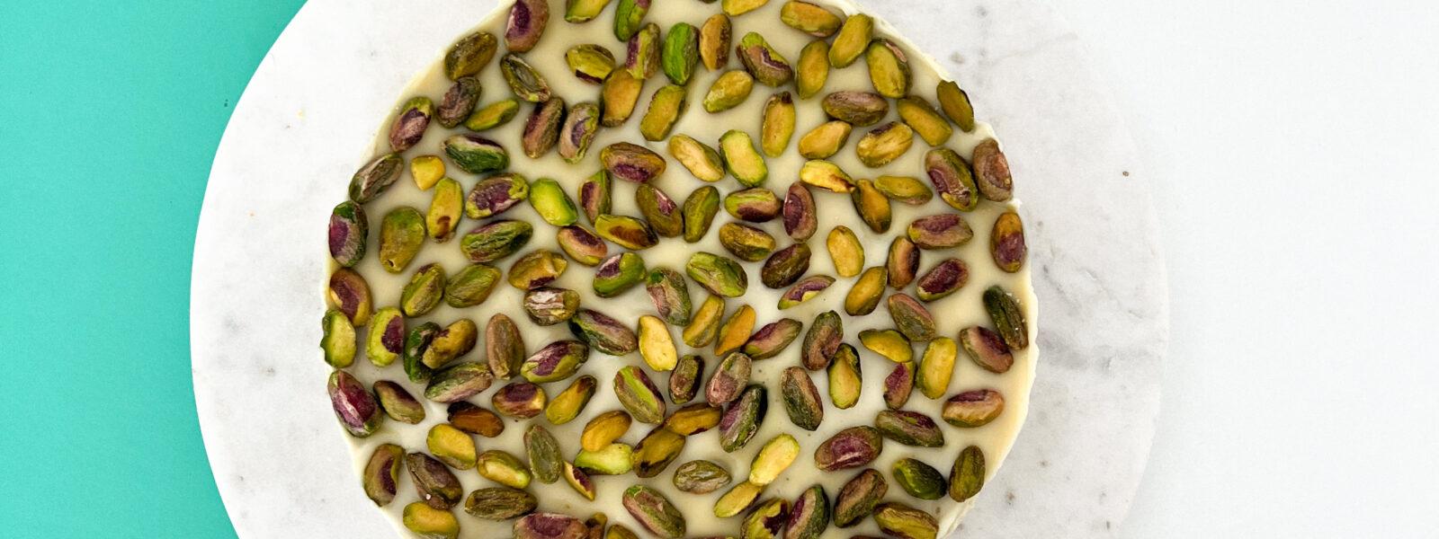 Ciasto pistacjowe bez pieczenia